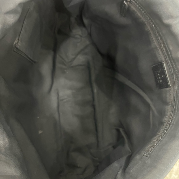 Gucci Black GG Canvas And Leather Abbey Pocket Tote - Picture 11 of 16